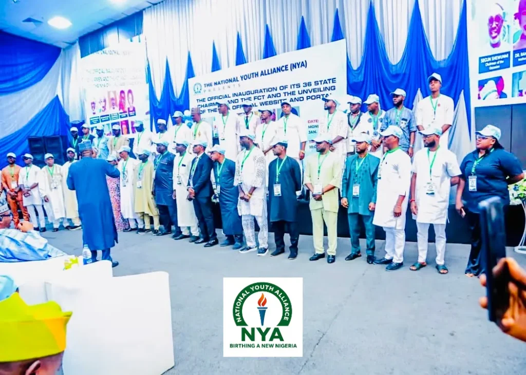 Amb Aliyu Bin Abbas public press at NYA inauguration